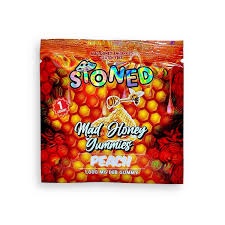 STONED MAD HONEY GUMMY 10CT / Peach